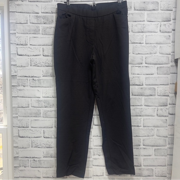 J.Jill Ponte Slim Leg Pull On Mid Rise Stretch Pants Medium - Picture 1 of 5
